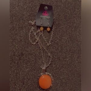 Necklace and earrings